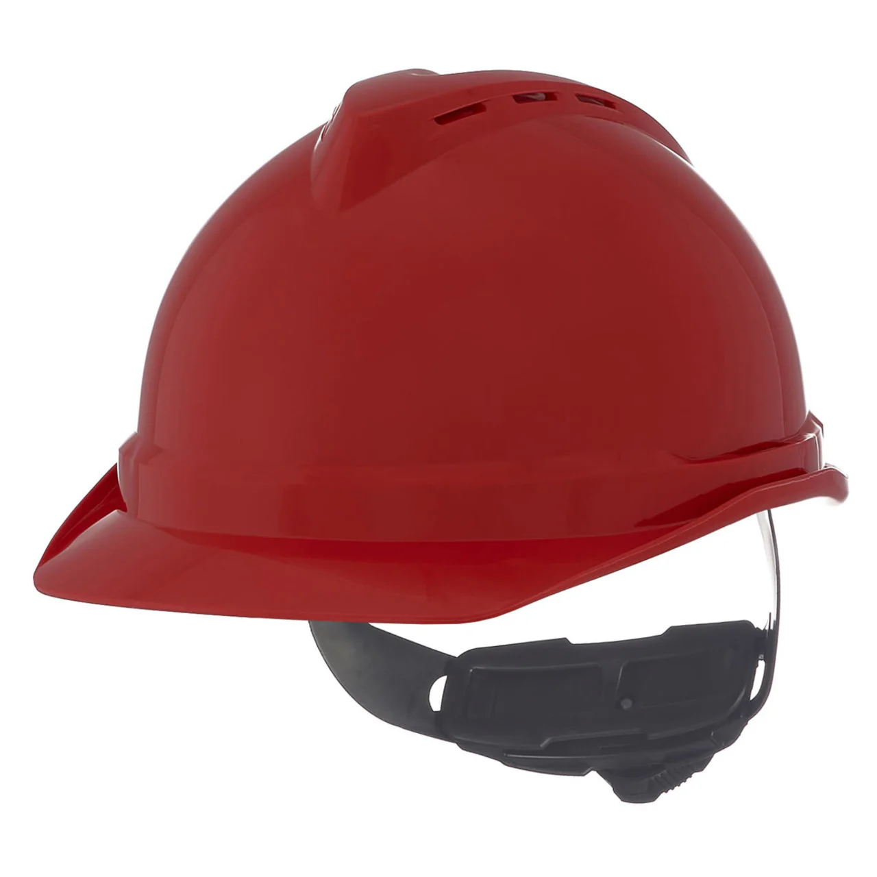 MSA V-Gard 500 Fas-Trac III 6-Point Ratchet Vented Hard Hat - Image 12