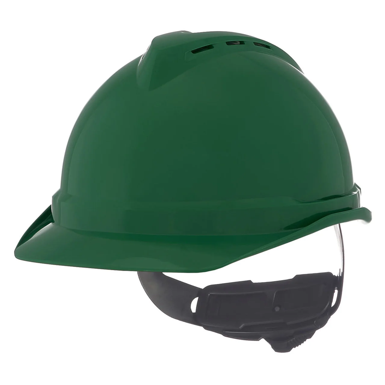 MSA V-Gard 500 Fas-Trac III 6-Point Ratchet Vented Hard Hat - Image 9