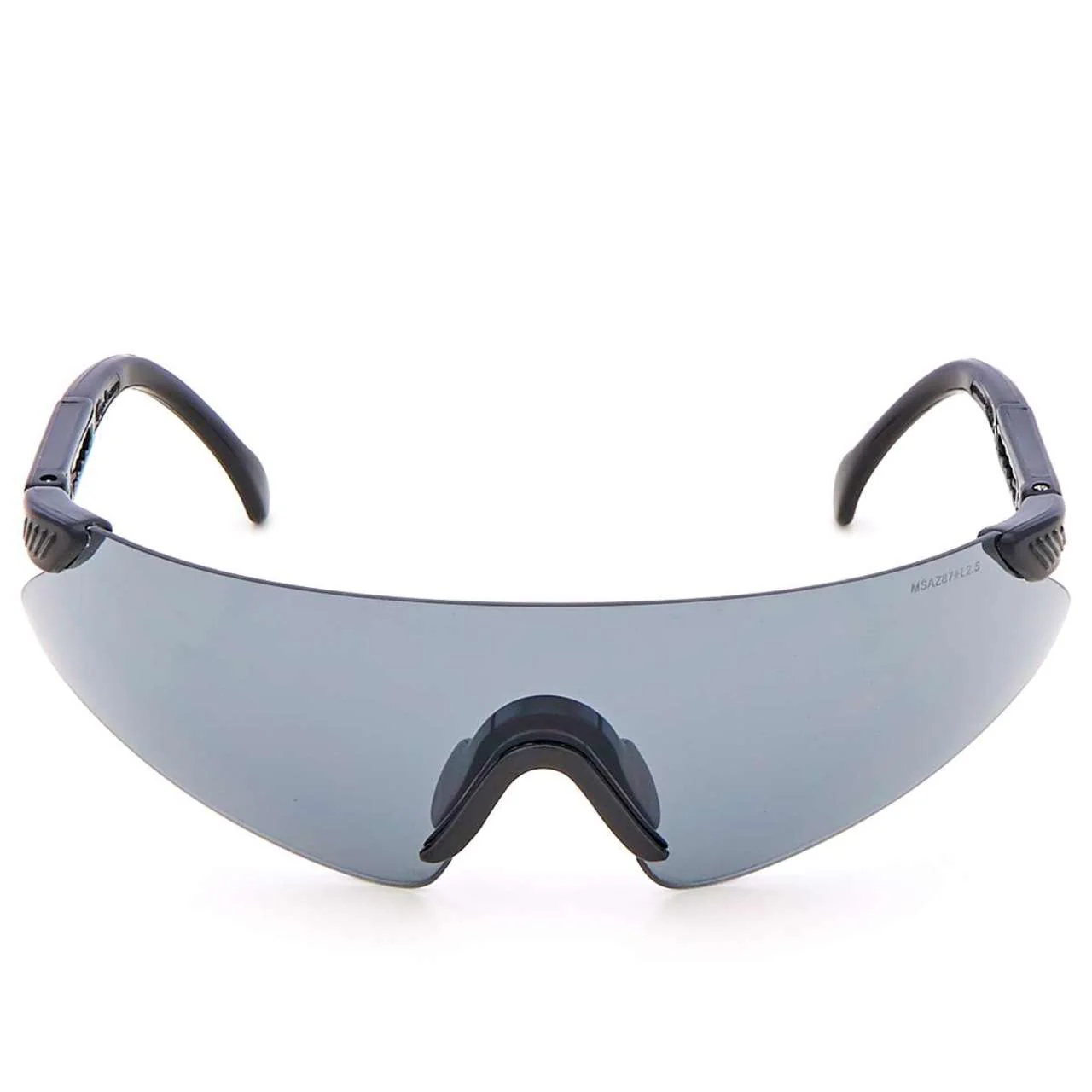 MSA Luxor Safety Glasses, Gray Lens, Black Frame - 697517 - Image 2