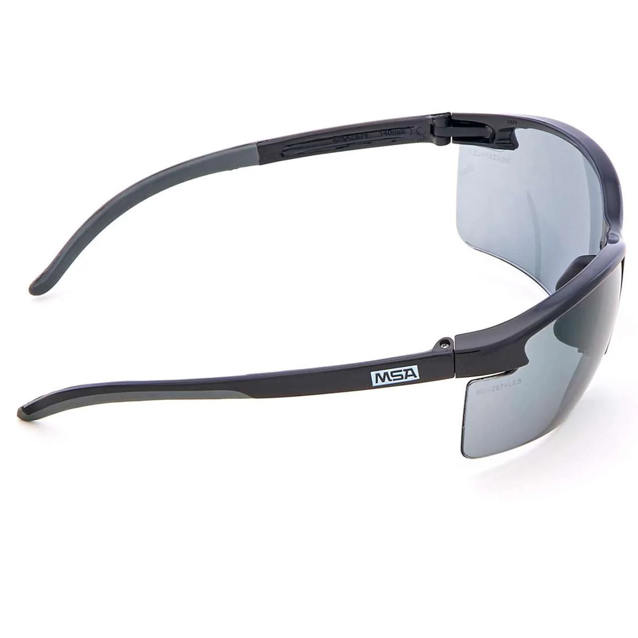 MSA Pyrenees Safety Glasses, Gray Anti-Fog Lens, Black Frame - 10033719 - Image 3