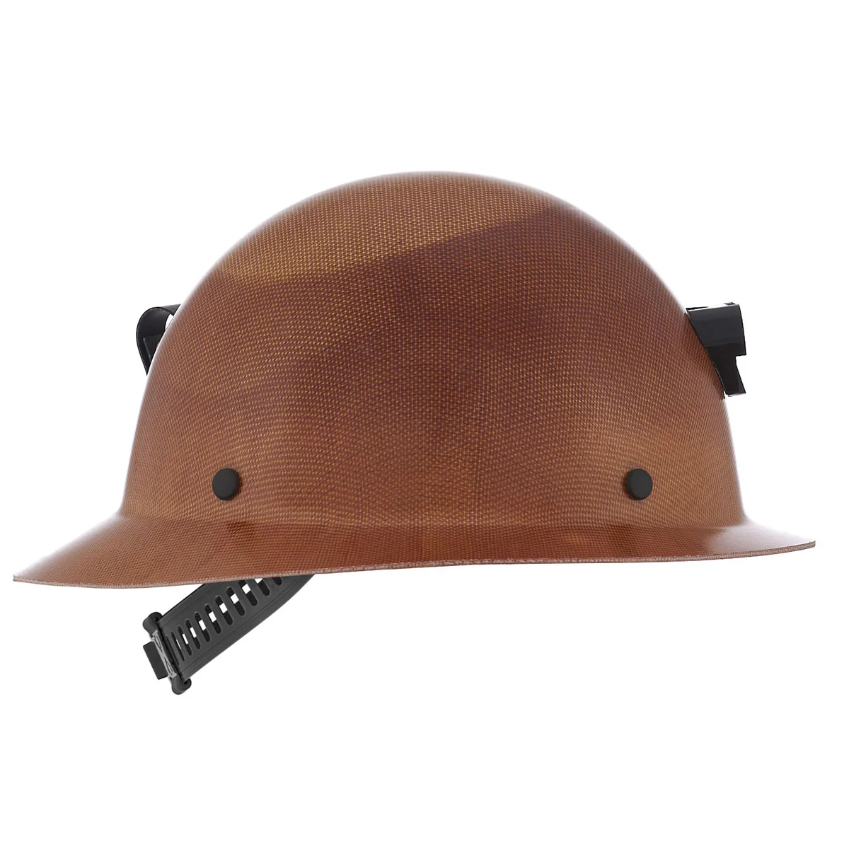 MSA Skullgard Full Brim Hard Hat, Staz-On Suspension with Lamp Bracket - Image 4