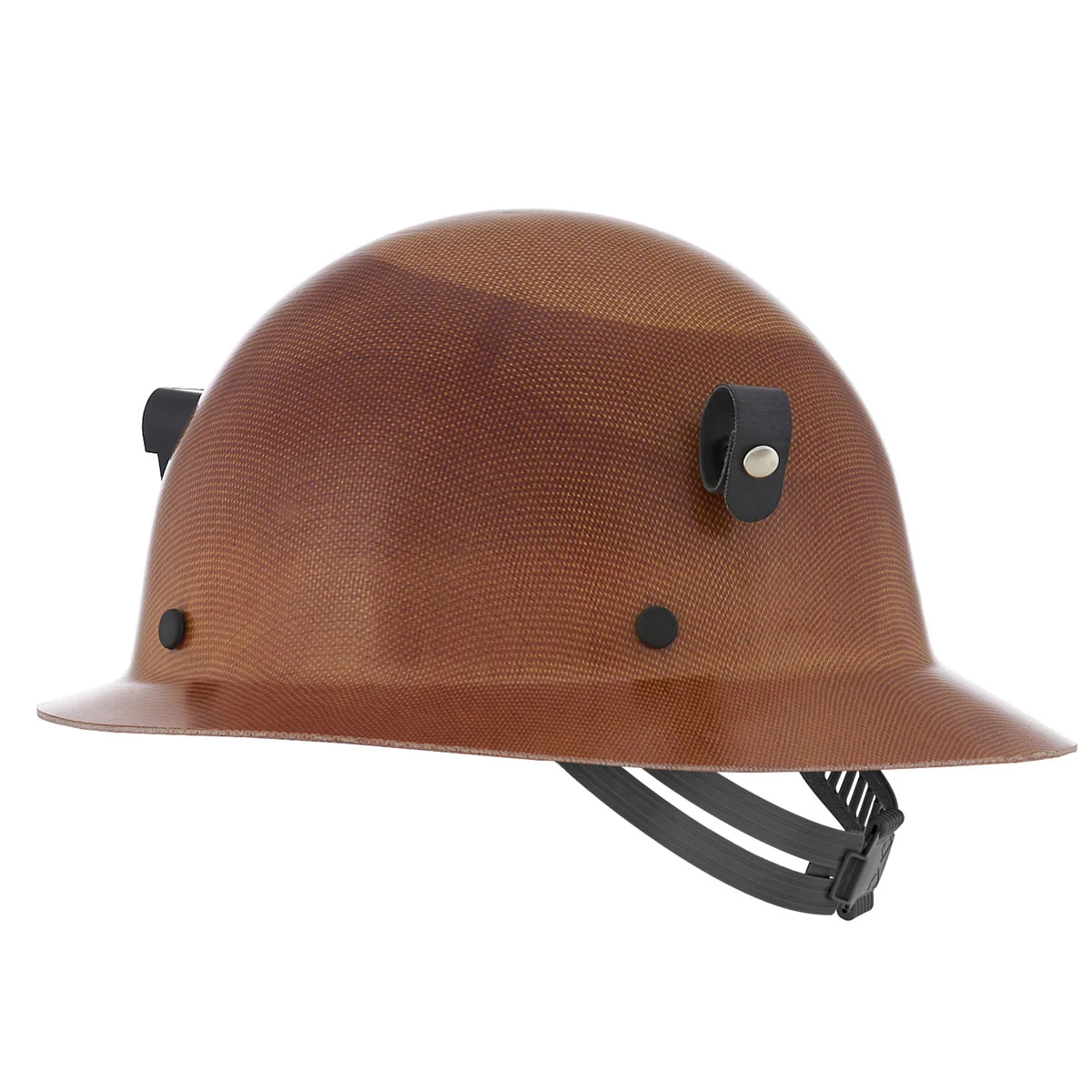 MSA Skullgard Full Brim Hard Hat, Staz-On Suspension with Lamp Bracket - Image 8