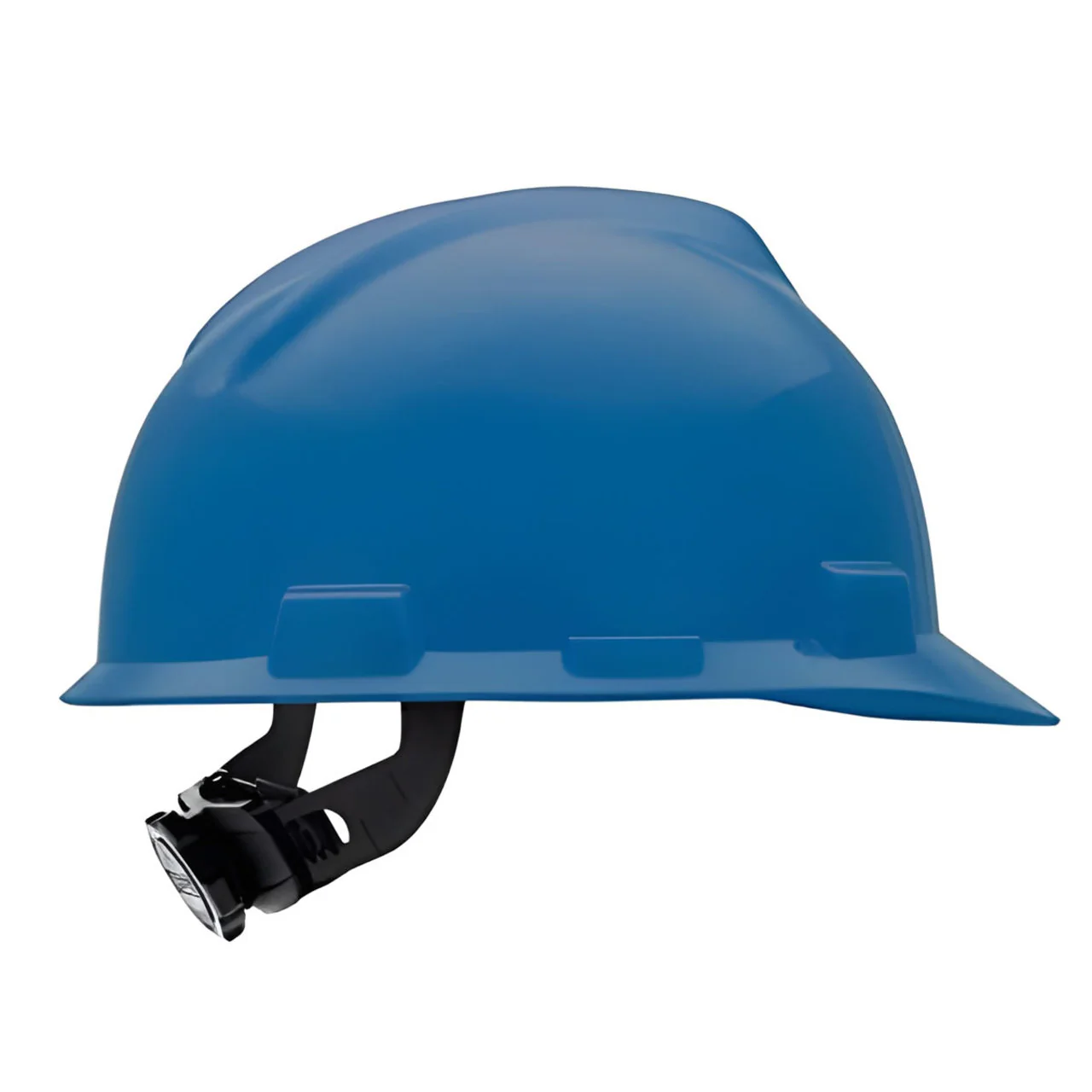 MSA Small V-Gard Cap Style Hard Hat Fas-Trac III Suspension - 477478 - Blue - Image 2