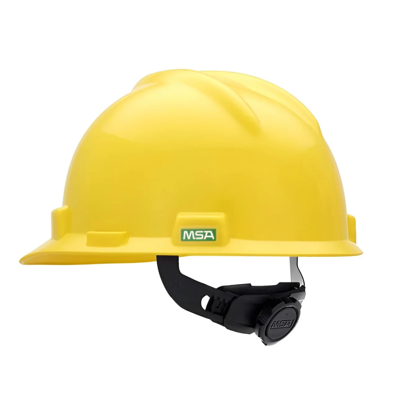 MSA Small V-Gard Cap Style Hard Hat Fas-Trac III Suspension - 477479 - Yellow - Image 4