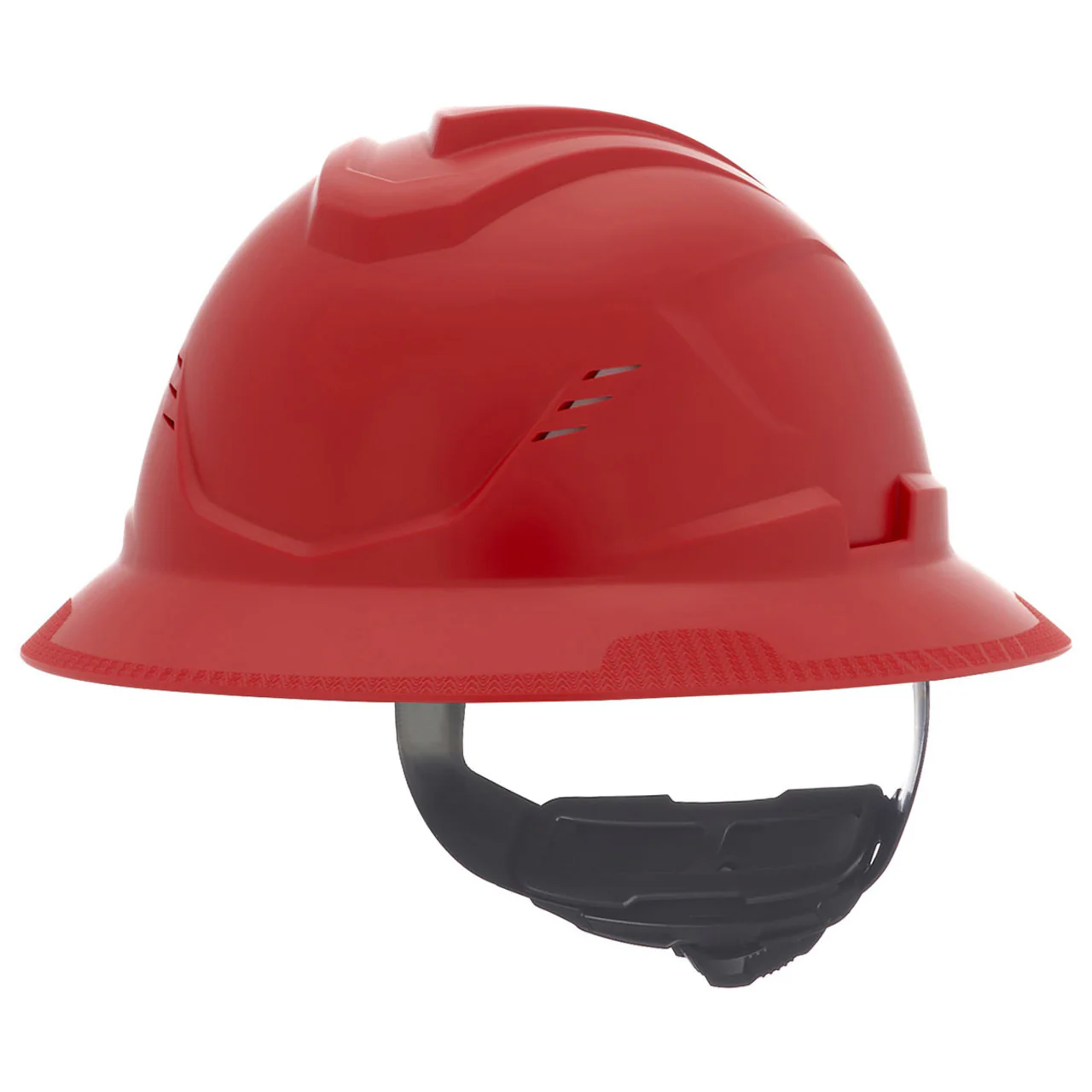MSA V-Gard C1 Full Brim Vented Hard Hat with Fas-Trac III Suspension - Image 10