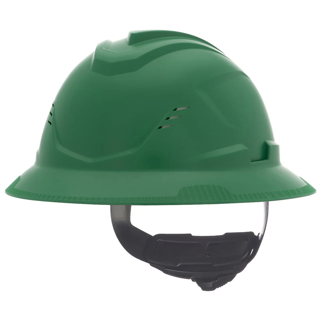 MSA V-Gard C1 Full Brim Vented Hard Hat with Fas-Trac III Suspension - Image 11