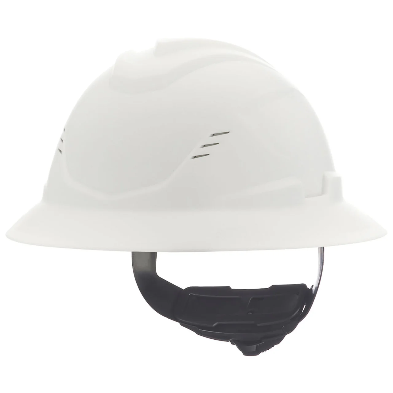 MSA V-Gard C1 Full Brim Vented Hard Hat with Fas-Trac III Suspension - Image 12