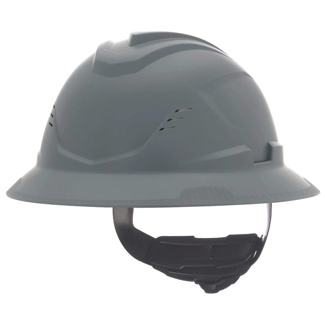 MSA V-Gard C1 Full Brim Vented Hard Hat with Fas-Trac III Suspension - Image 13