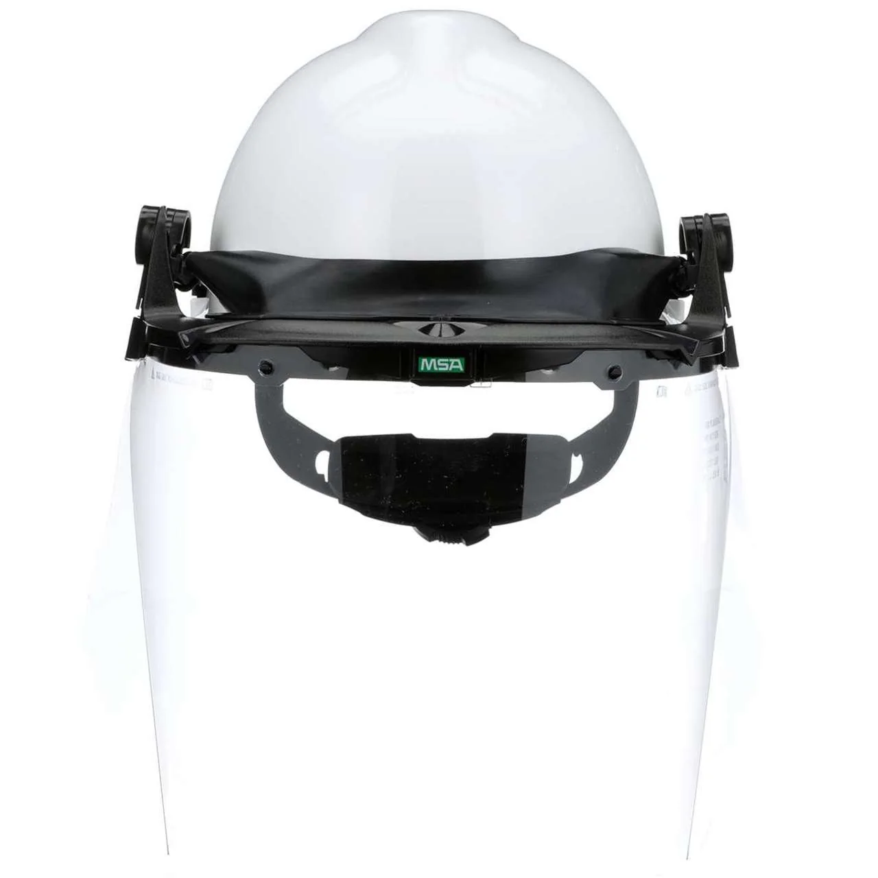 MSA V-Gard Accessory System kit with V-Gard Cap, White, For Slotted Caps w/Clear PC Visor - 10118695 - Image 3