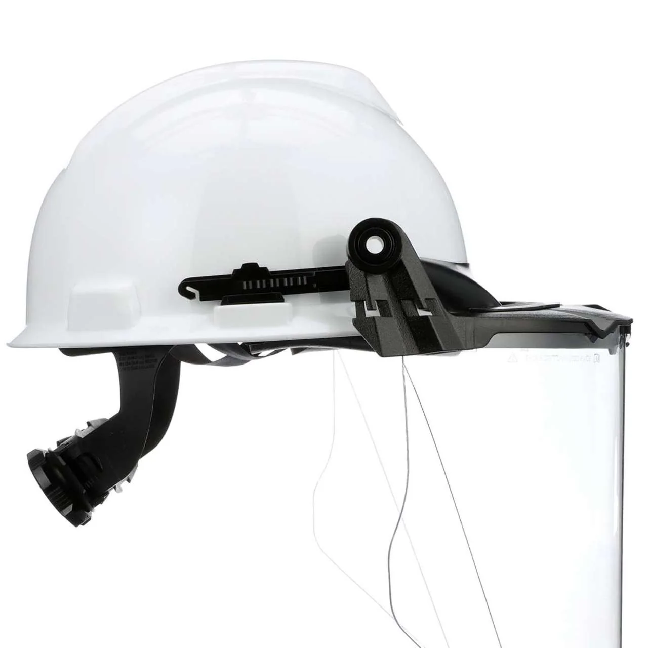 MSA V-Gard Accessory System kit with V-Gard Cap, White, For Slotted Caps w/Clear PC Visor - 10118695 - Image 5