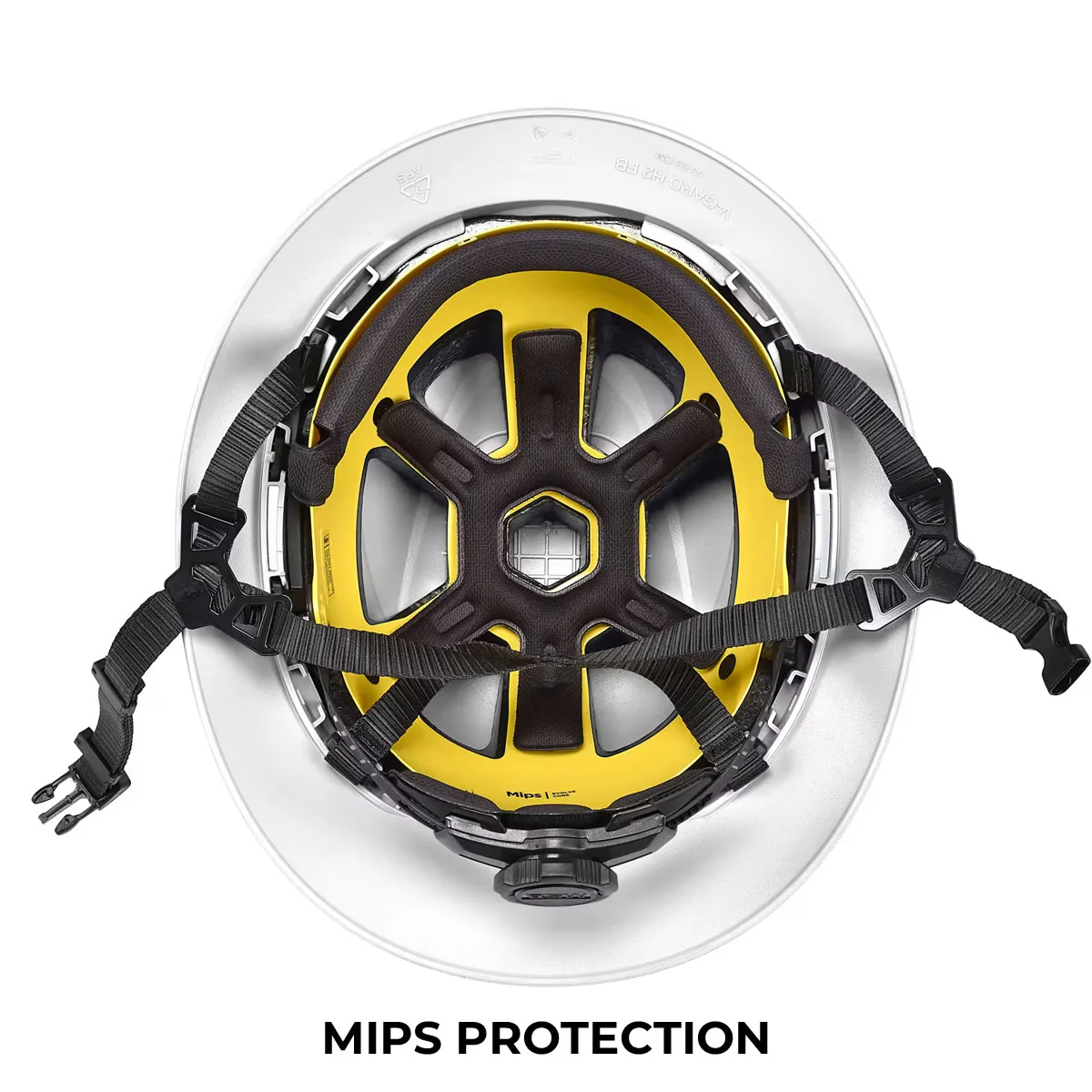 MSA V-Gard H2 Full Brim Type 2 Safety Helmet - Image 6