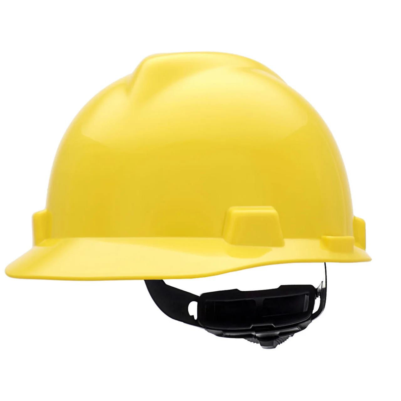 MSA Large V-Gard Cap Style Hard Hat 4-Point Fas-Trac III Suspension - Image 6
