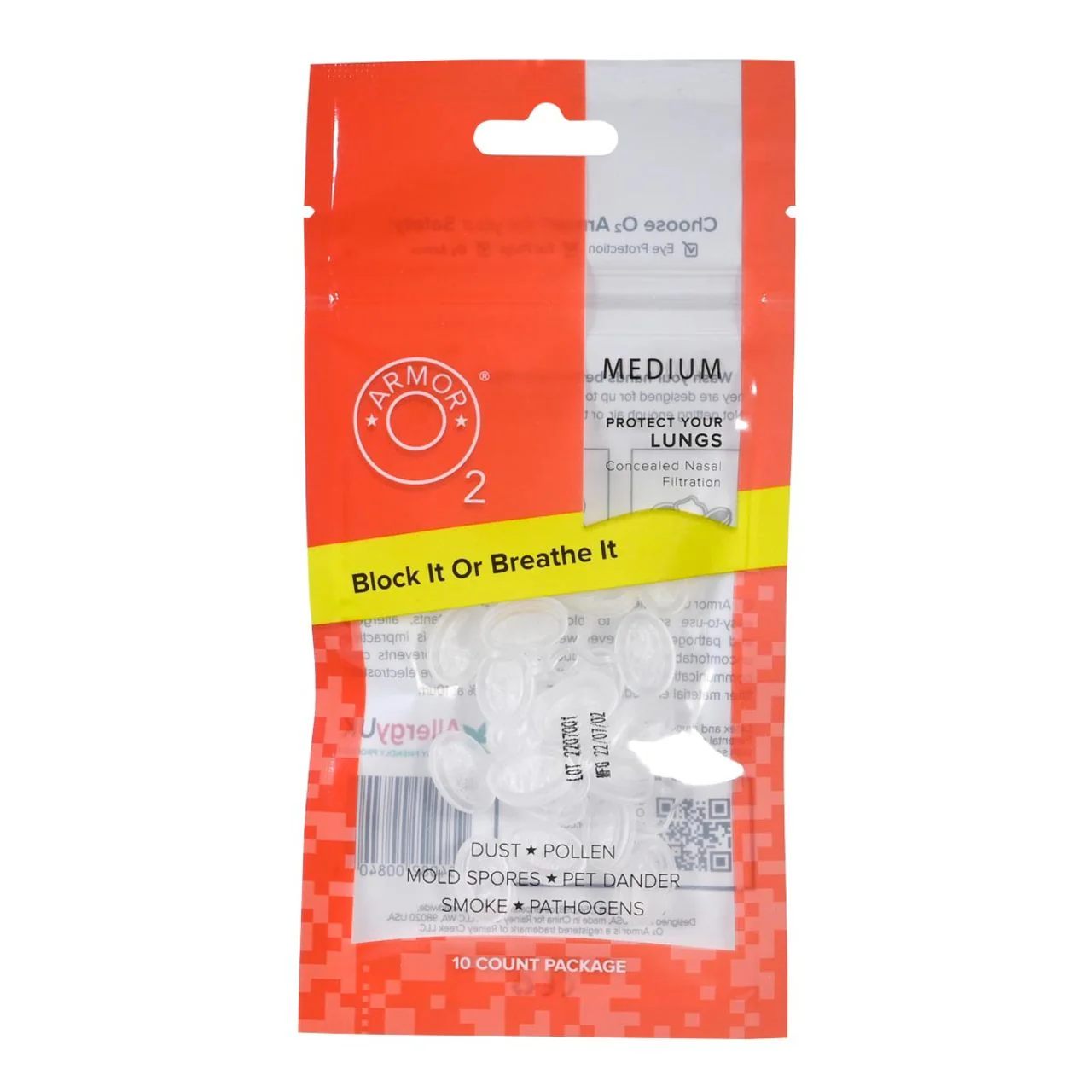 O2 Armor Nose Filter - 10 Pack - Image 10