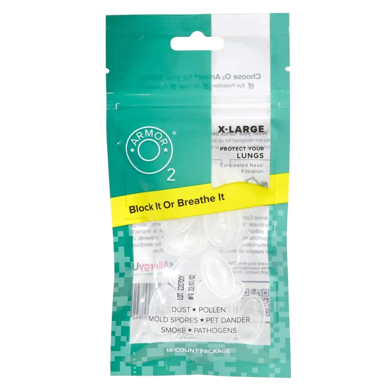 O2 Armor Nose Filter - 10 Pack - Image 14