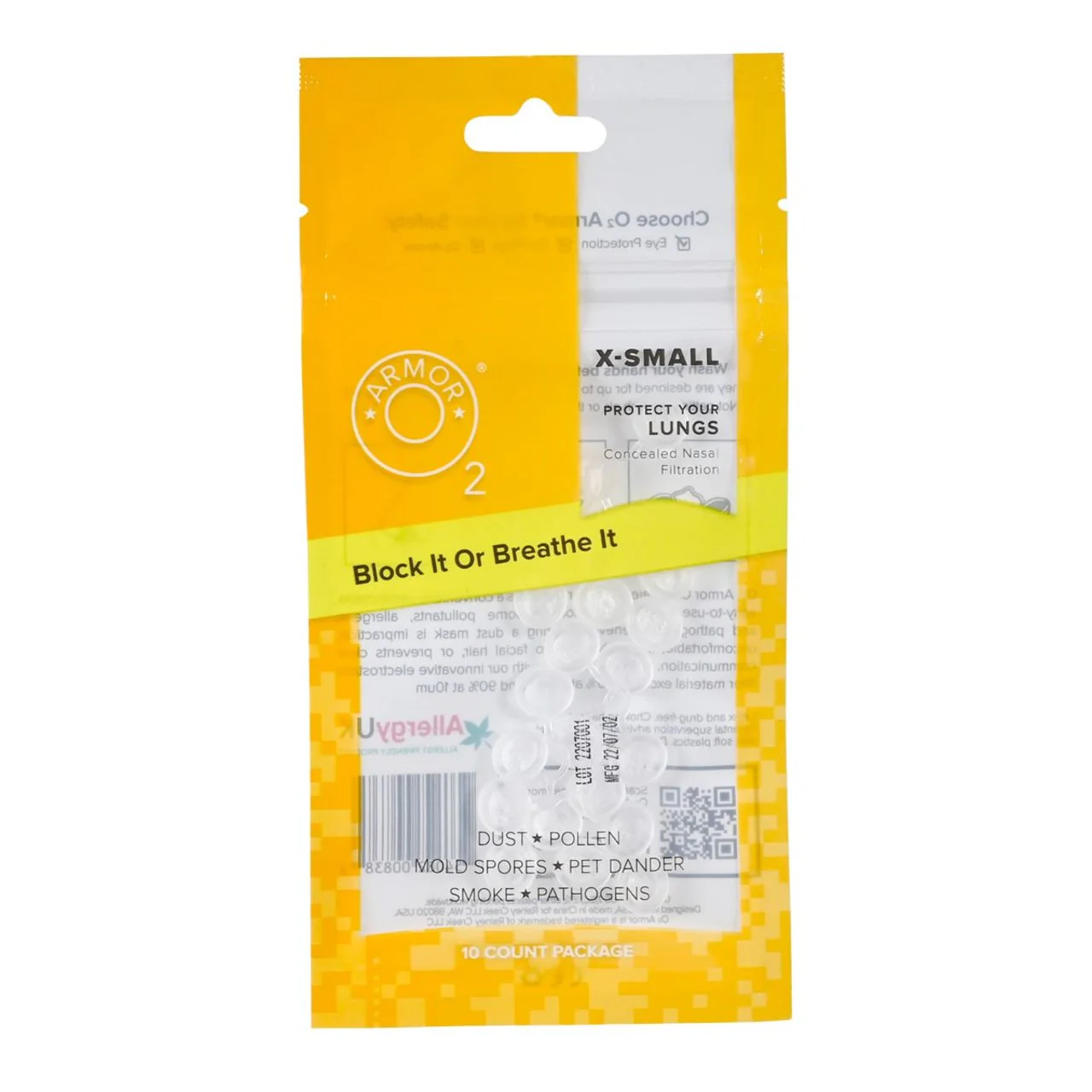 O2 Armor Nose Filter - 10 Pack - Image 6