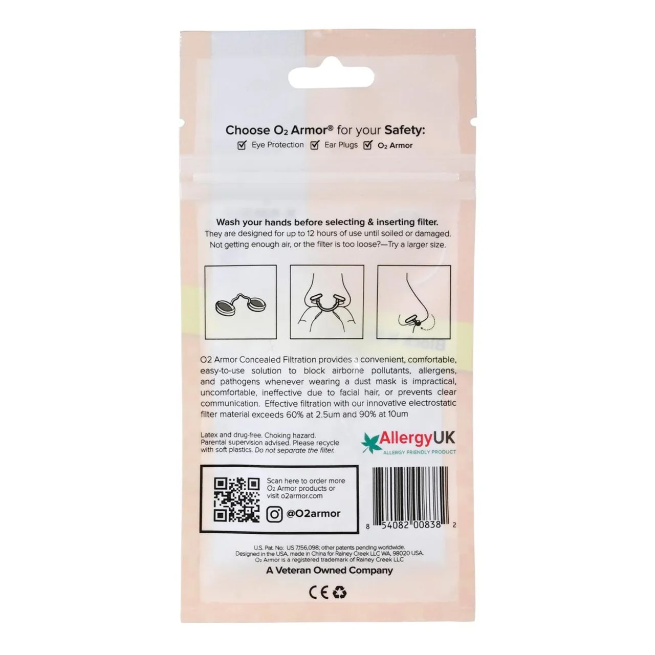 O2 Armor Nose Filter - 10 Pack - Image 7