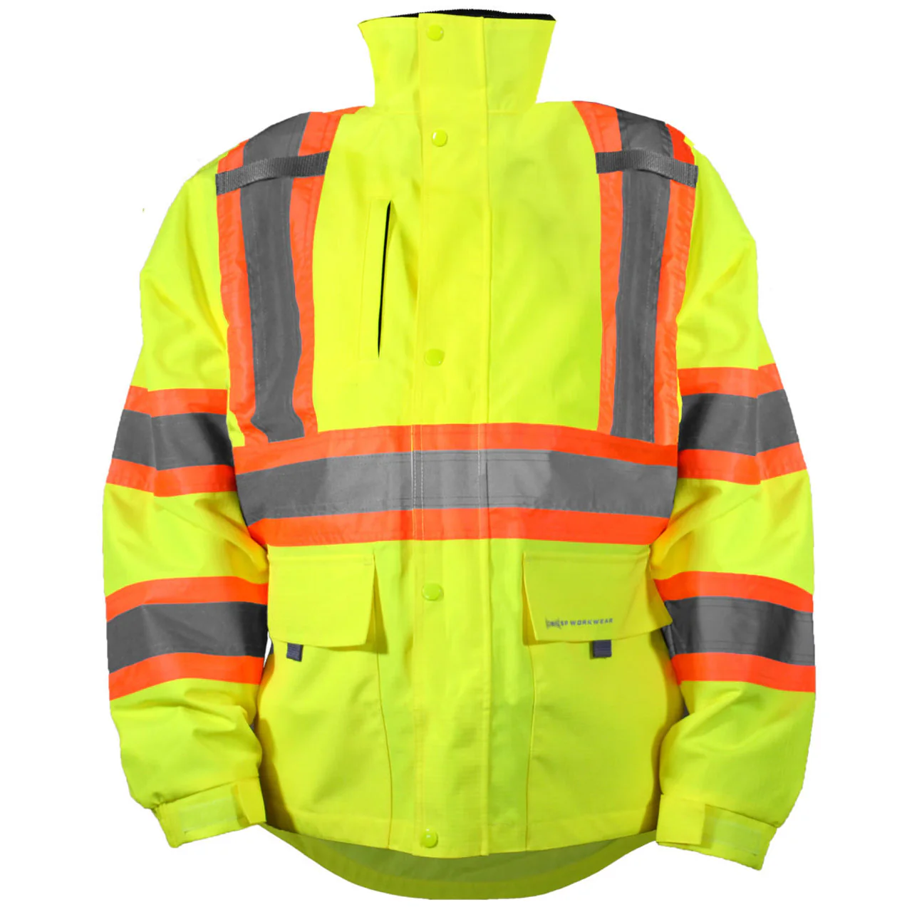 Occunomix Hi-Vis Class 3 2-Tone X-Back Breathable Rain Jacket, SP-RS2JX - Image 3