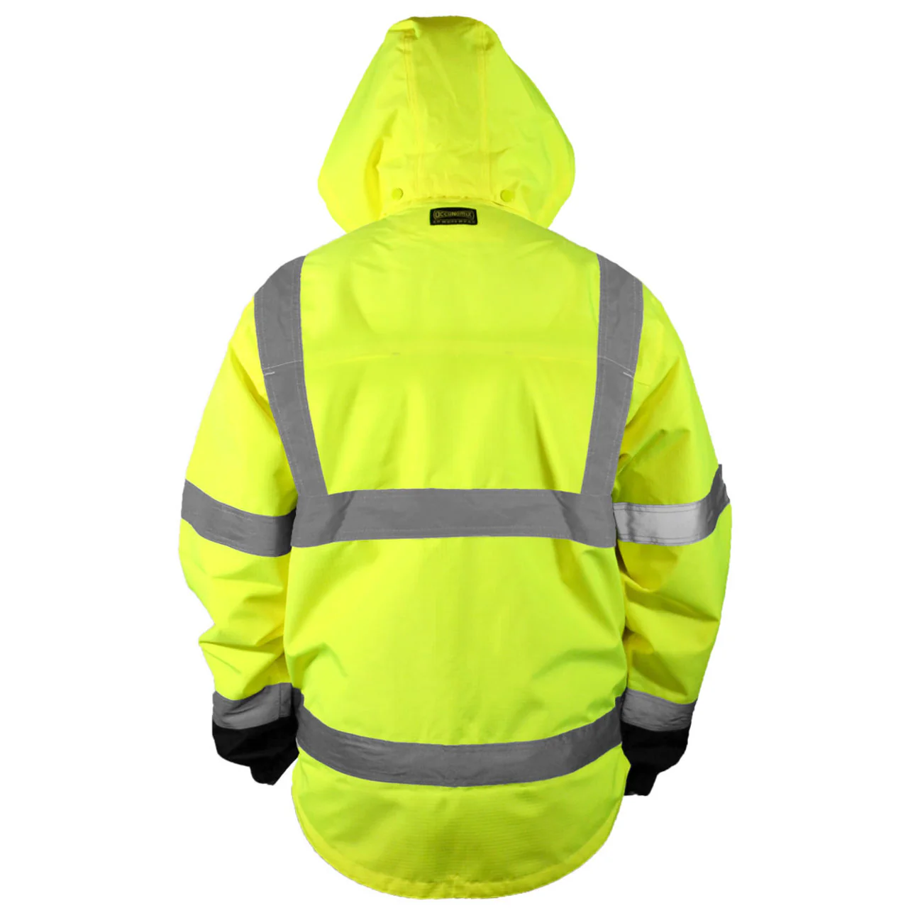 Occunomix Hi-Vis Class 3 Black Bottom Breathable Rain Jacket, SP-RSJBK - Image 4
