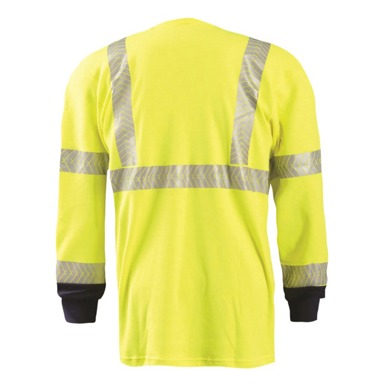 OccuNomix Type R Class 3 Hi-Vis Flame Resistant OCX Tape Long Sleeve T-Shirt, FR-TM2243 - Image 2