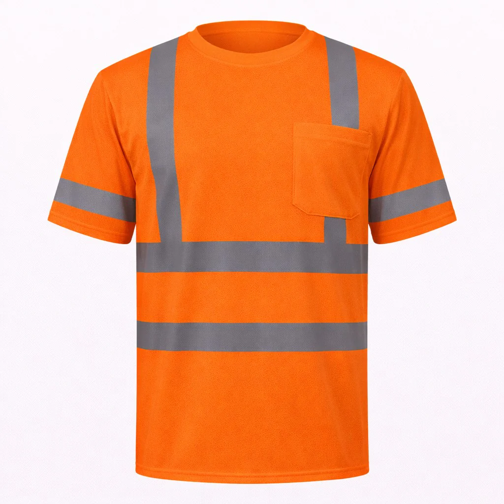 Custom Hi-Vis Class 3 Short Sleeve T-Shirt, LUX-SSETP3B - Image 4