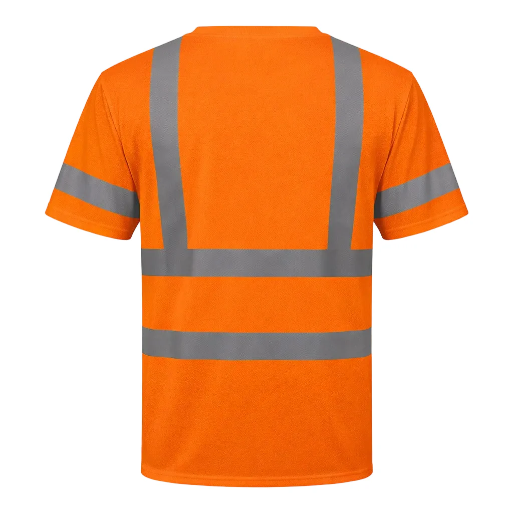 OccuNomix Type R Class 3 Hi-Vis Short Sleeve T-Shirt, LUX-SSETP3B - Image 4