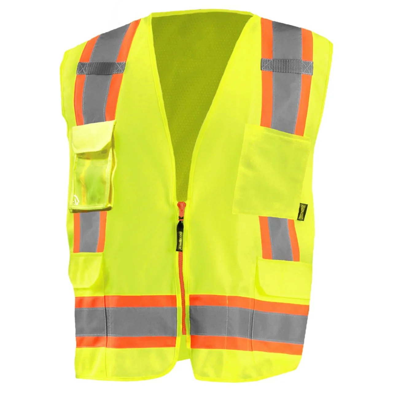 OccuNomix Type R Class 2 Hi-Vis Sustainable Surveyor Safety Vest, LUX-RYSM2T