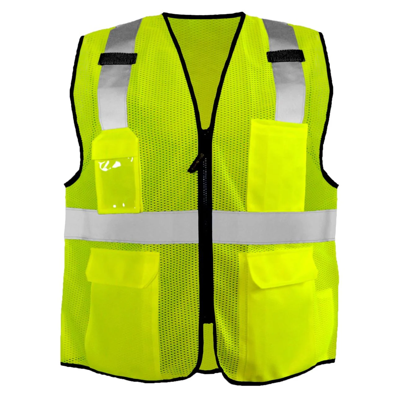 OccuNomix Type R Class 2 High-Vis Mesh Surveyors Safety Vest - LUX-SSGCS - Image 2
