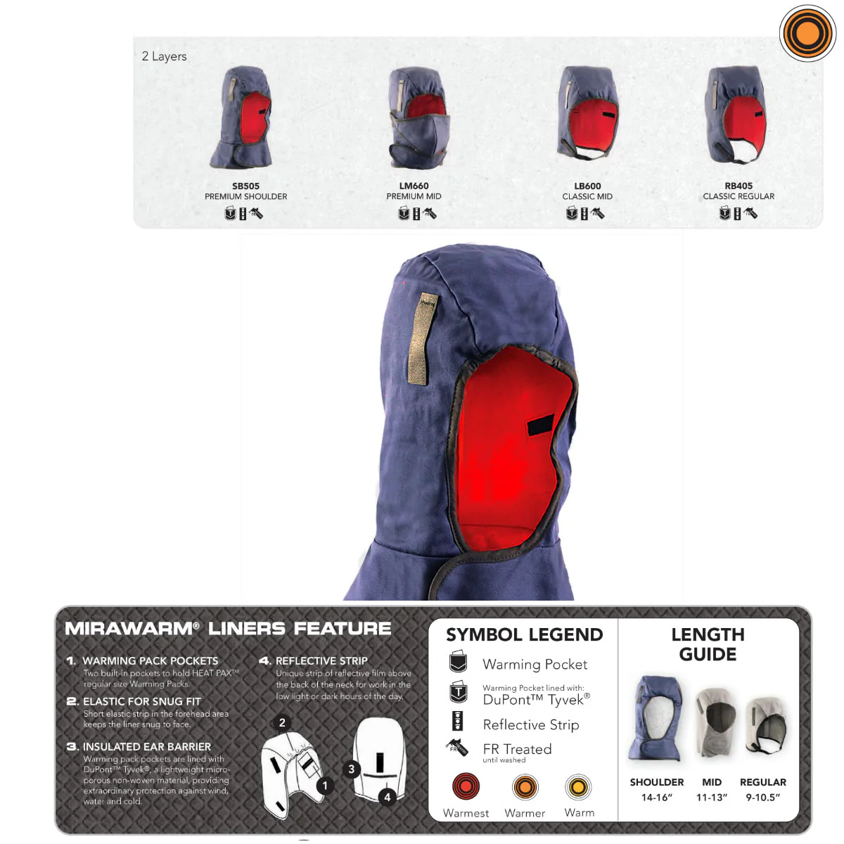 Winter Hard Hat Liner, Fleece Lined Insulated - SB505 - Image 3