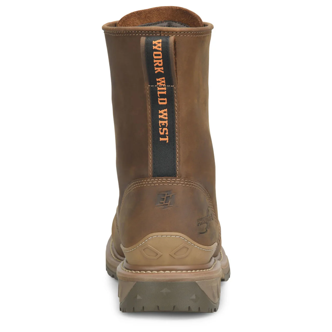 Phantom Rider Men's Dailor 8" EH Composite Toe Boots, PH5012, Brown - Image 5
