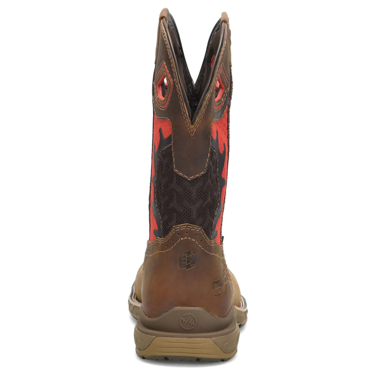 Phantom Rider Men's Purge 11" Waterproof EH Composite Toe Boots, DH5391, Brown/Red - Image 5