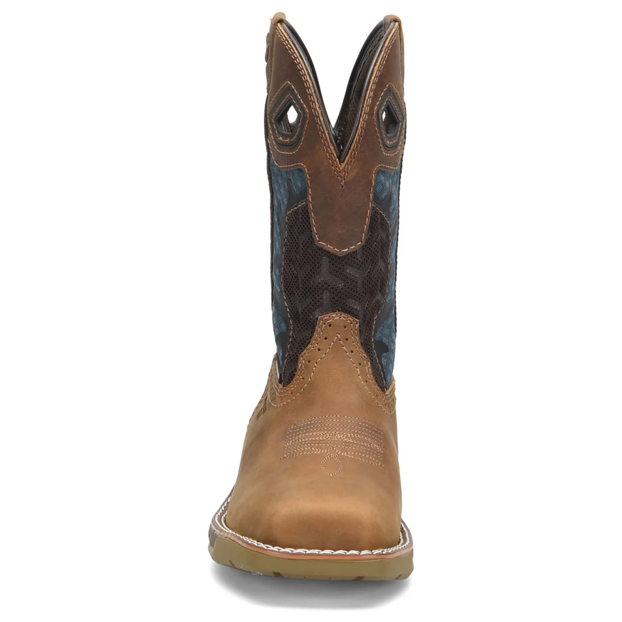 Phantom Rider Women's Watcher 10" Roper EH Composite Toe Boots, DH5392, Blue/Brown - Image 3