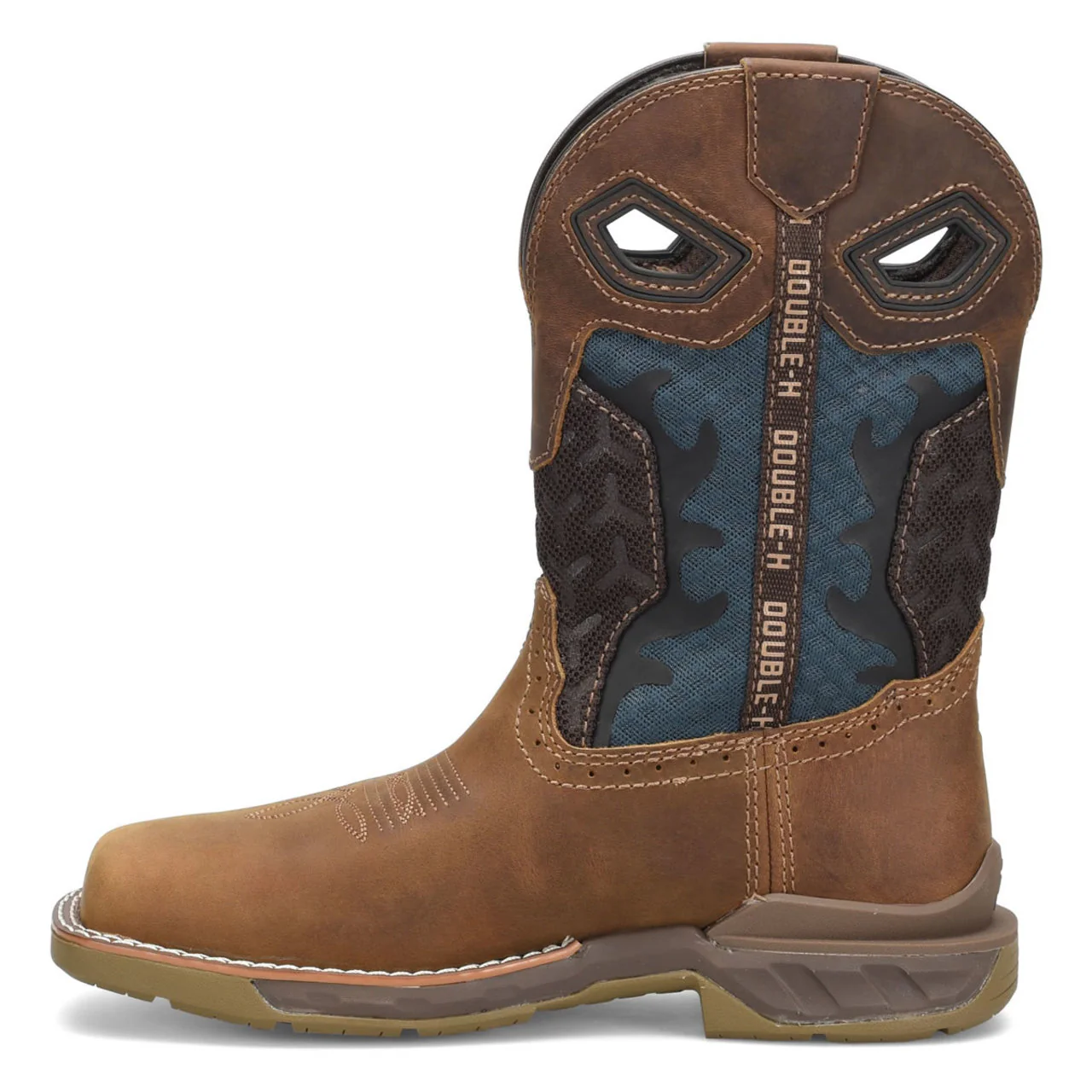 Phantom Rider Women's Watcher 10" Roper EH Composite Toe Boots, DH5392, Blue/Brown - Image 4