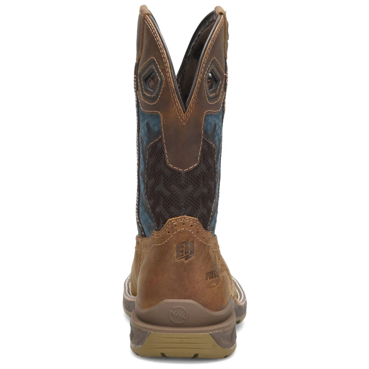 Phantom Rider Women's Watcher 10" Roper EH Composite Toe Boots, DH5392, Blue/Brown - Image 5