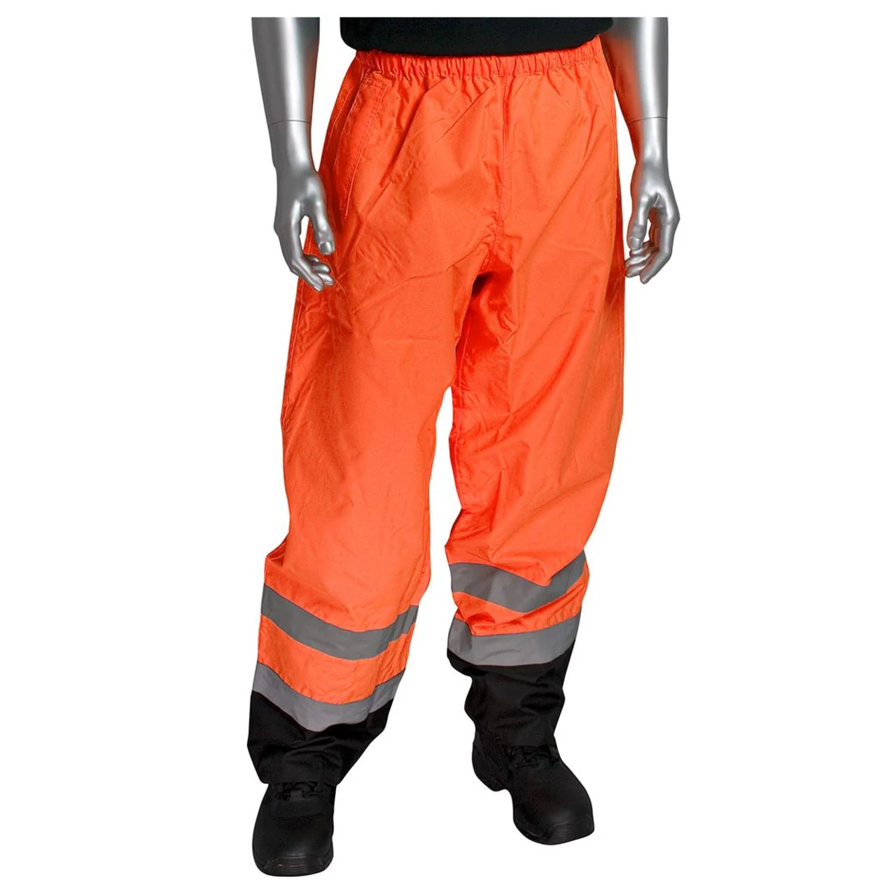 High-Vis Class E Black Trim Overpants - 318-1757 - Image 2