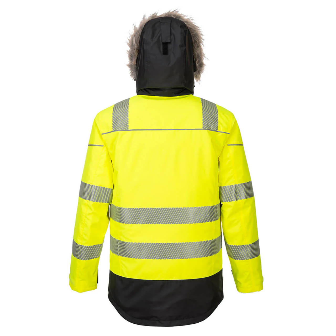Portwest Men's Hi-Vis Winter Parka Jacket - PW369 - Image 2