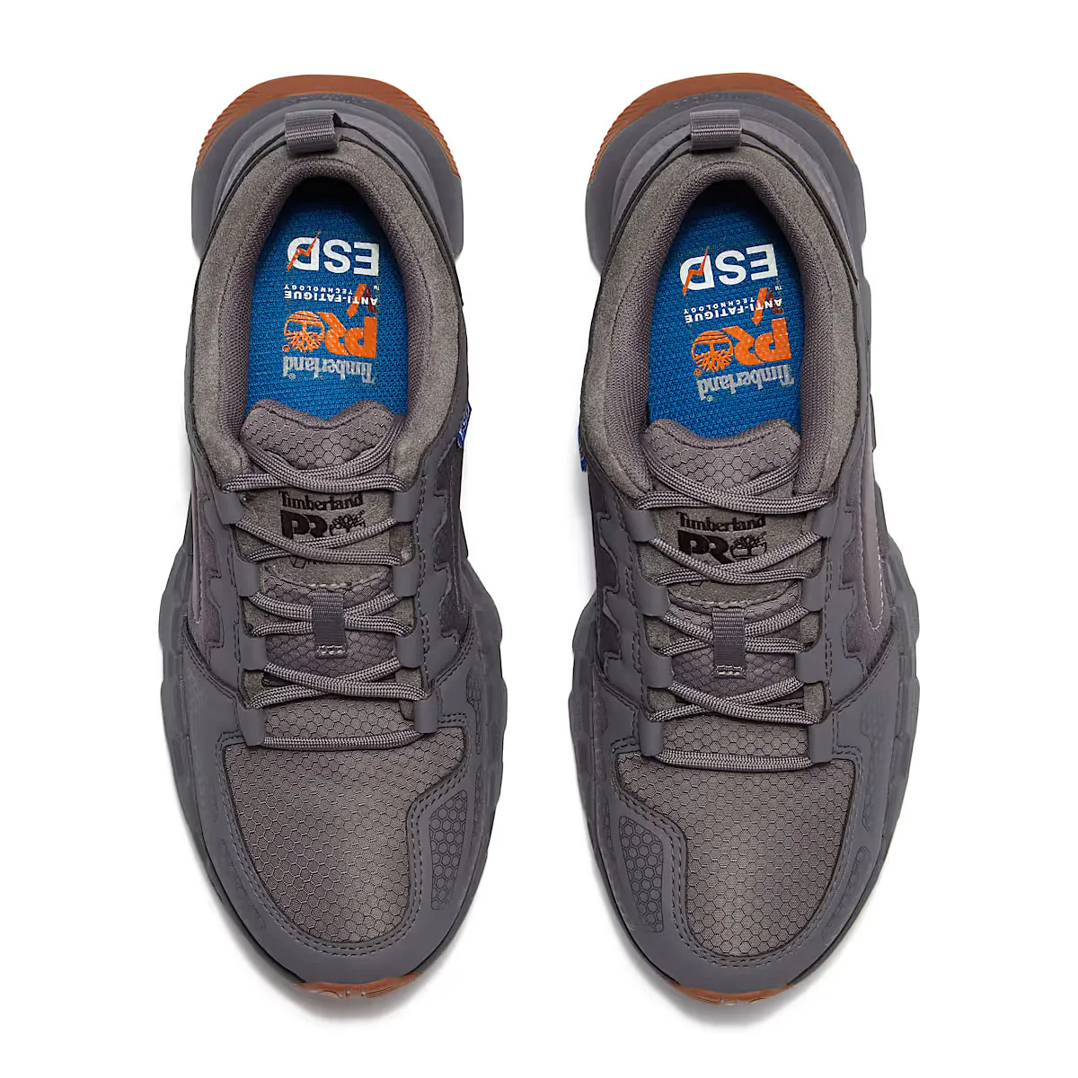 Timberland PRO Men's Powertrain EV Comp-Toe SD10 Sneakers, TB0A67NQY55, Grey - Image 4