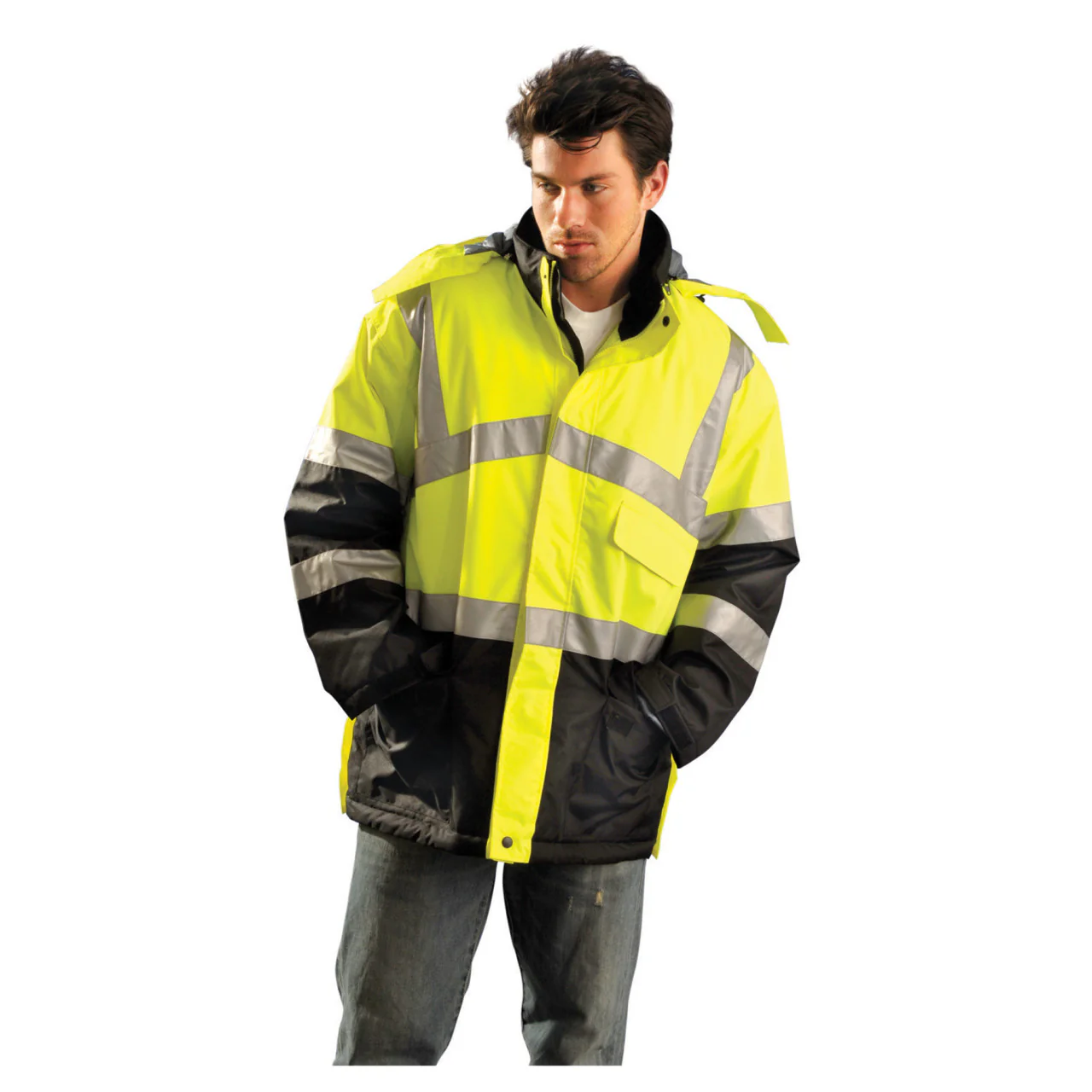 OccuNomix Type R Class 3 Hi-Vis Premium Insulated Cold Weather Parka, LUX-TJCW - Image 3