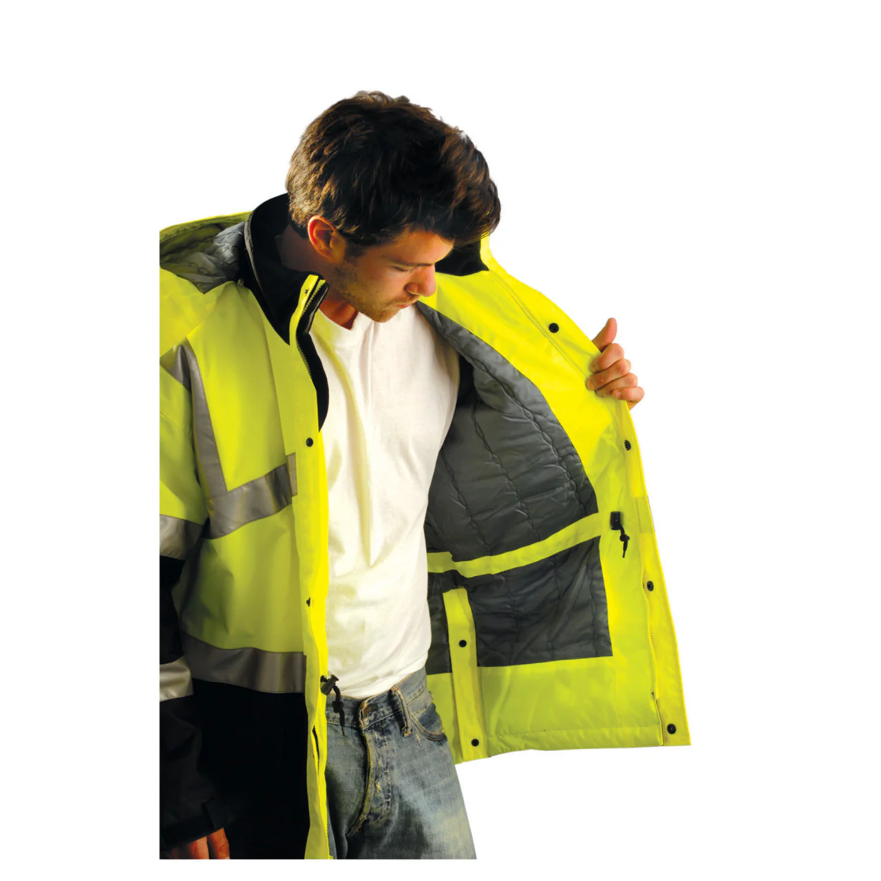 OccuNomix Type R Class 3 Hi-Vis Premium Insulated Cold Weather Parka, LUX-TJCW - Image 4