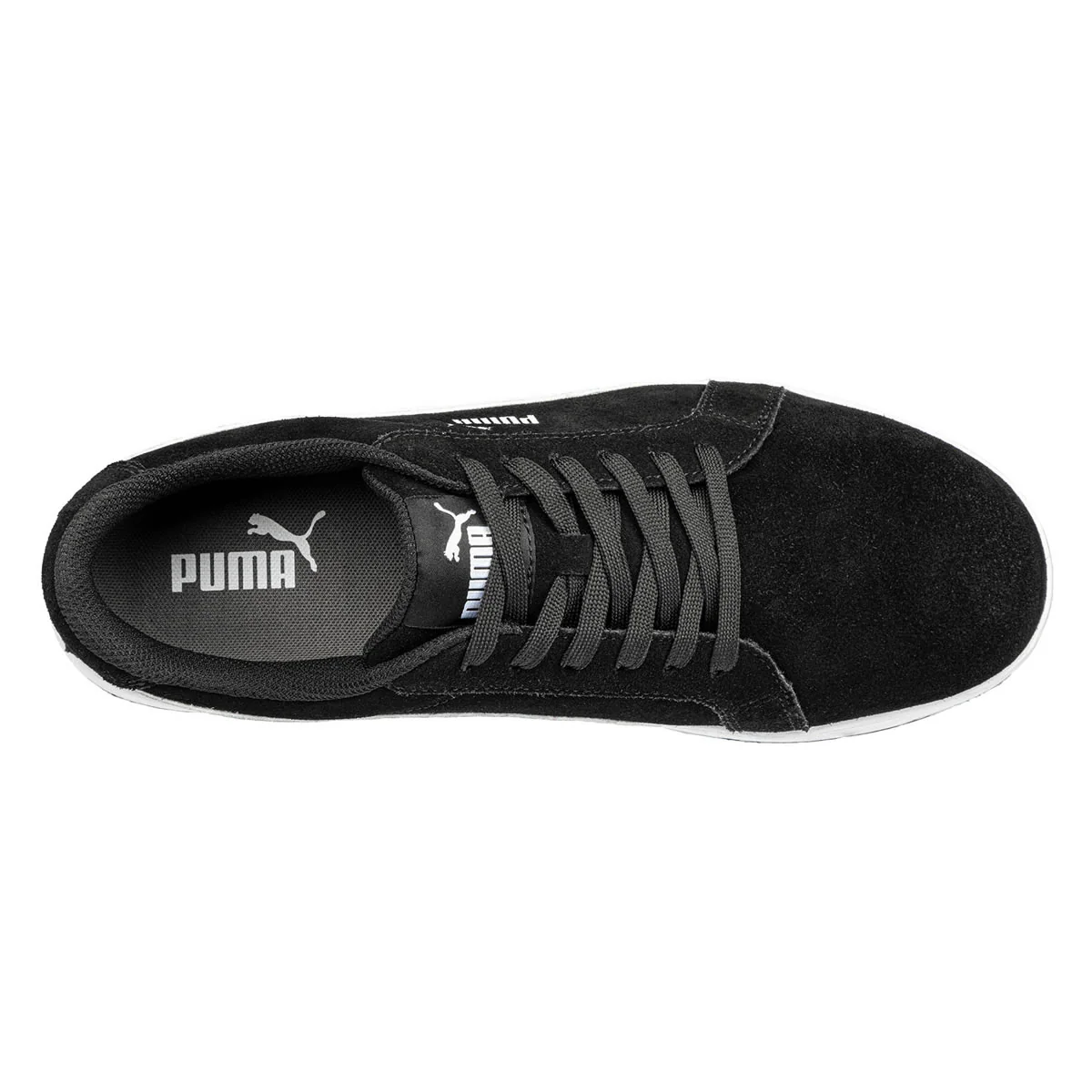 Puma Safety Men's Icon Suede Low EH Composite Toe Shoes, 640115, Black/White - Image 3