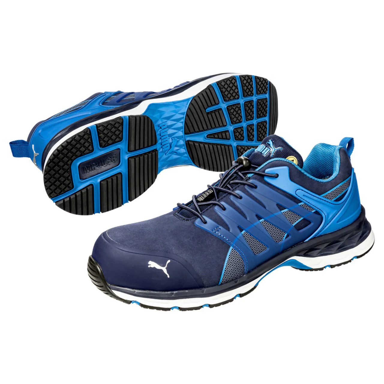 Puma Safety Men's Velocity 2.0 Low Blue SD Composite Shoes - 643855 - Image 4