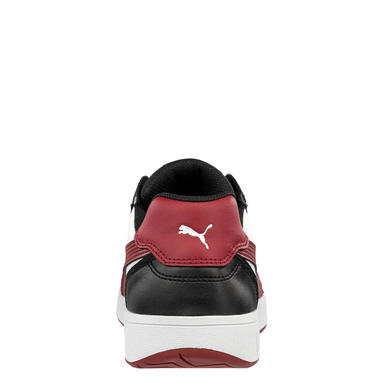 Puma Safety Women's Frontcourt Low EH Composite Toe Shoes, 640215, Black/White/Red - Image 4