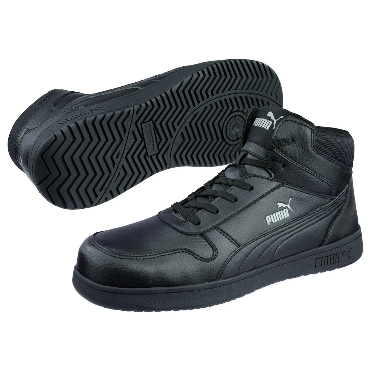 Puma Safety Women's Frontcourt Mid EH Composite Toe Shoes, 630085, Black - Image 2