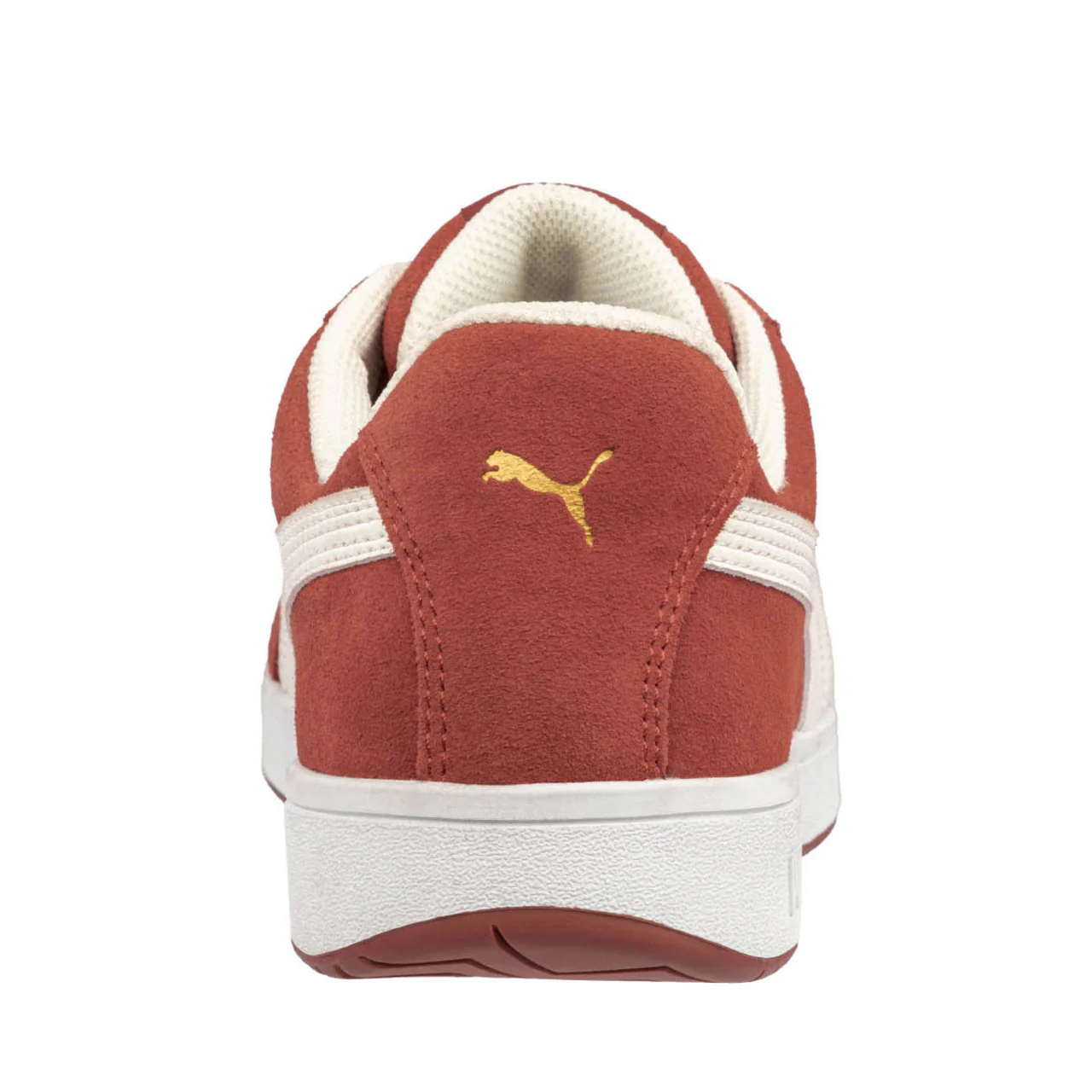 Puma Safety Women's Icon Suede Low EH Composite Toe Shoes, 640135, Red/White - Image 3
