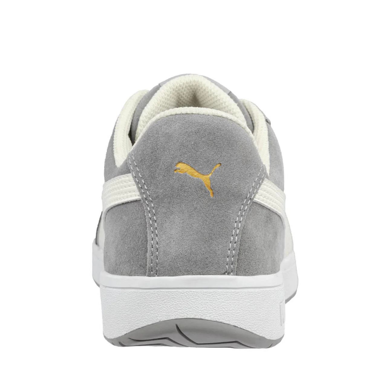Puma Safety Women's Icon Suede Low SD Composite Toe Shoes, 640125, Gray/White - Image 3