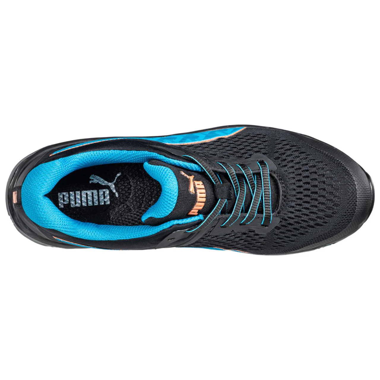 Puma Safety Women's W-Motion Protect Define Low 2.0 Black & Aqua SD Composite Toe Shoes - 643945 - Image 6