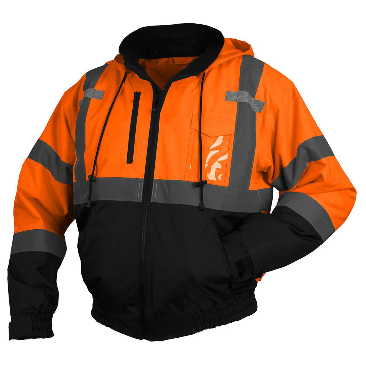 Pyramex RJ31 Type R Class 3 Hi-Vis Waterproof Fleece Lined Jacket - Image 3