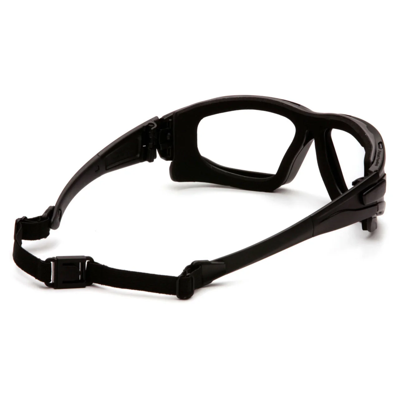 Pyramex I-Force Slim Dual Pane Sealed Safety Glasses, H2X Anti-Fog Lens, Black Frame/Strap - Image 5