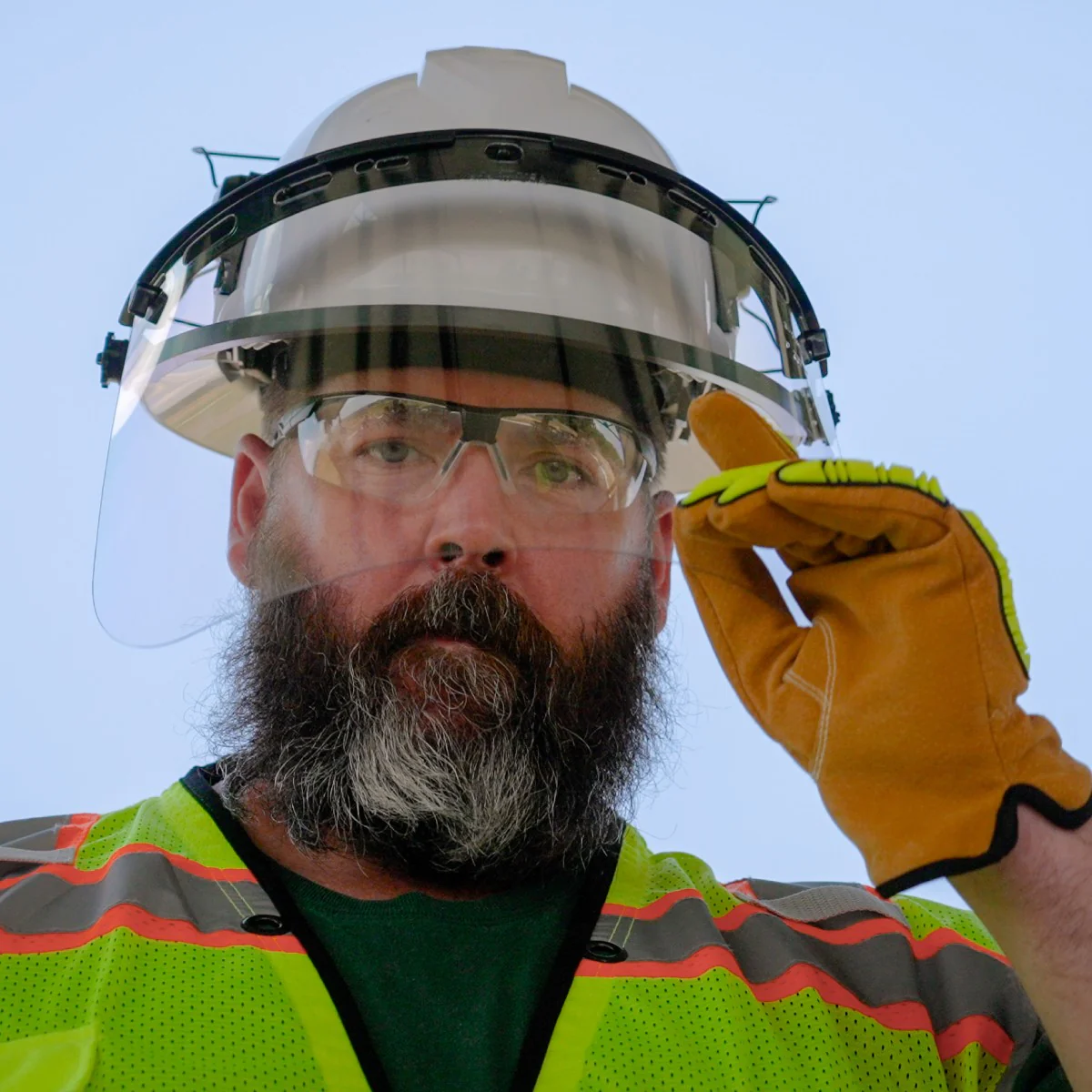 Pyramex Clear Polyethylene Face Shield - S1010 - Image 3