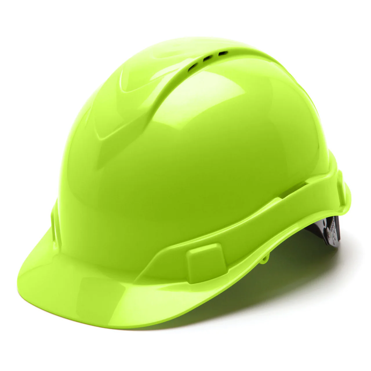 Pyramex Ridgeline Vented Cap Style Hard Hat 4-Point Ratchet Suspension - Image 12