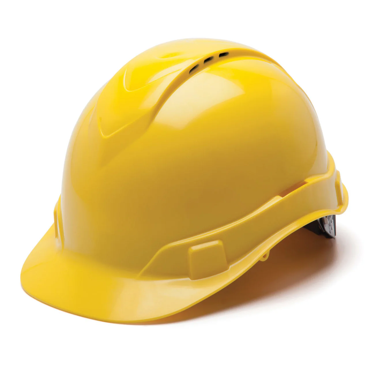Pyramex Ridgeline Vented Cap Style Hard Hat 4-Point Ratchet Suspension - Image 6